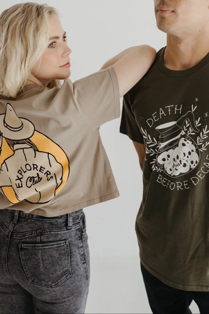 Custom t-shirts, jackets, sweat pants, baby onesies and more
