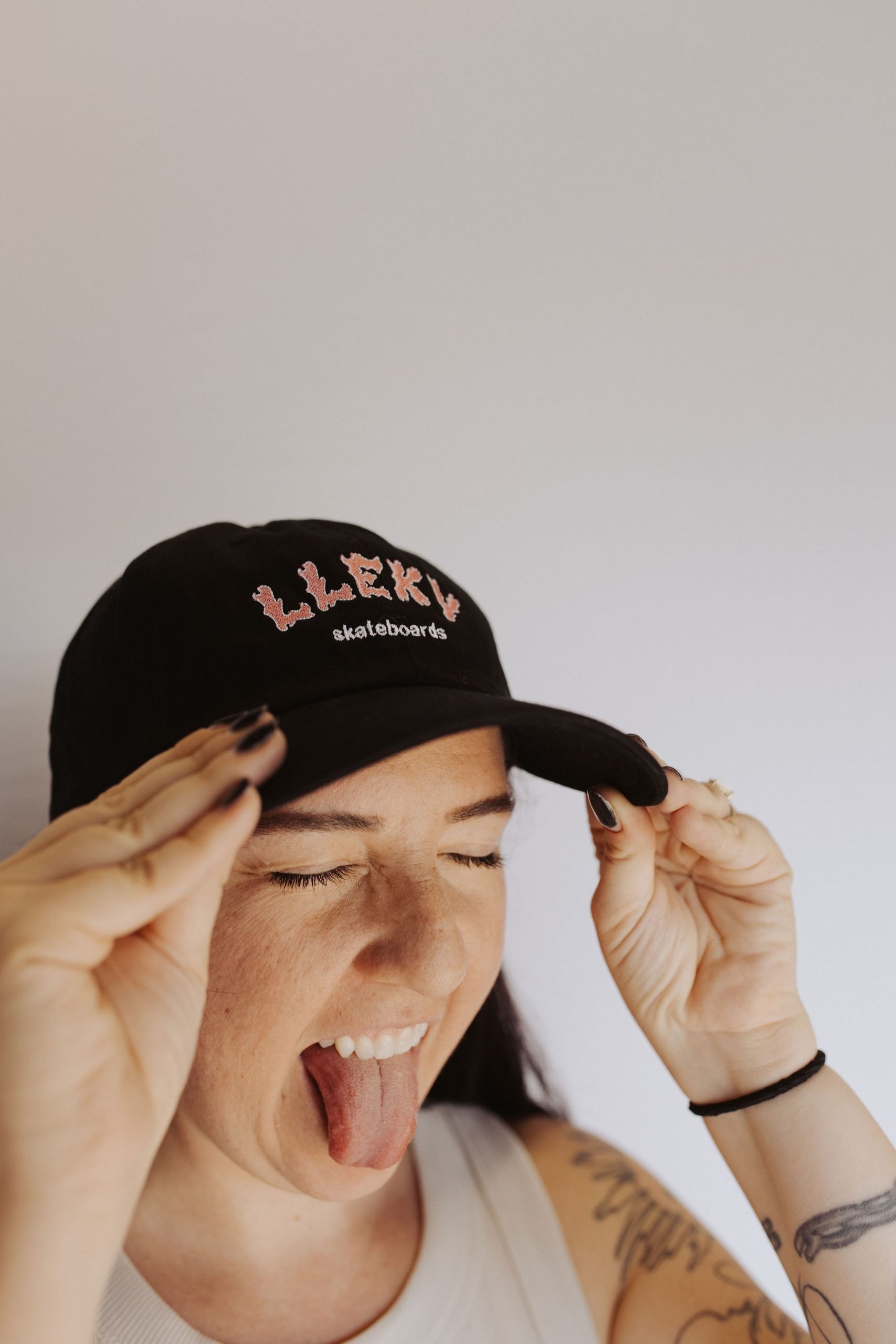 skater brand hat embroidery