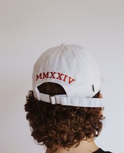 embroidered hat custom placement