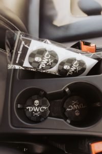 custom printed ceramic car coasters
