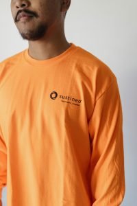 construction solar employee uniforms - screen printed