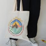 heat transfer tote - DTF - event swag