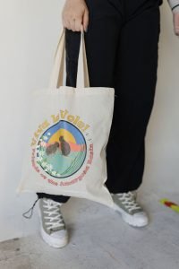 heat transfer tote - DTF - event swag