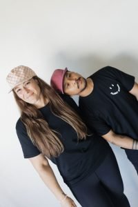 custom hats - checkered - corduroy - embroidered - patches