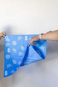 sublimated double sided bandana print